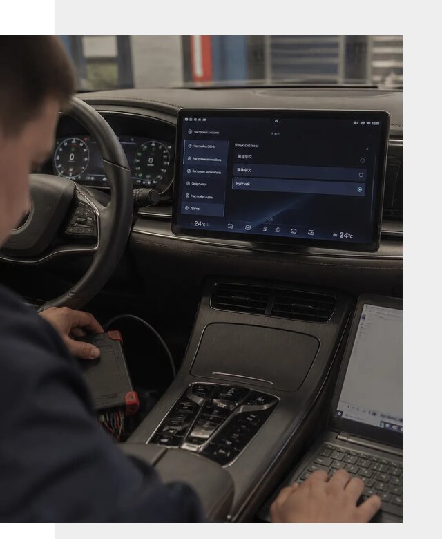 Русификация автомобиля BYD HAN для эксплуатации в Йошкаре-Ола